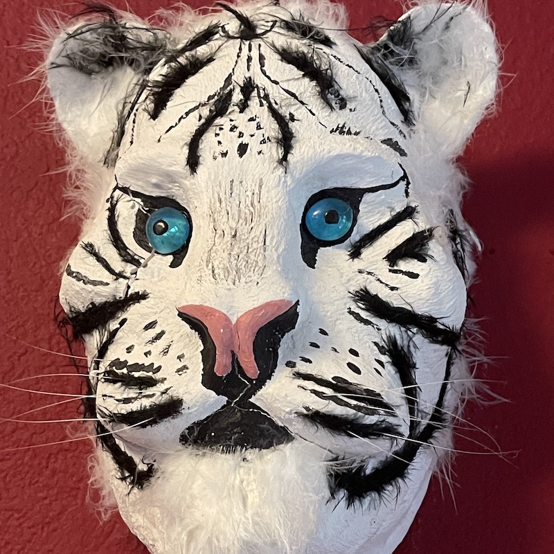 Tiger face mask dream coaching art